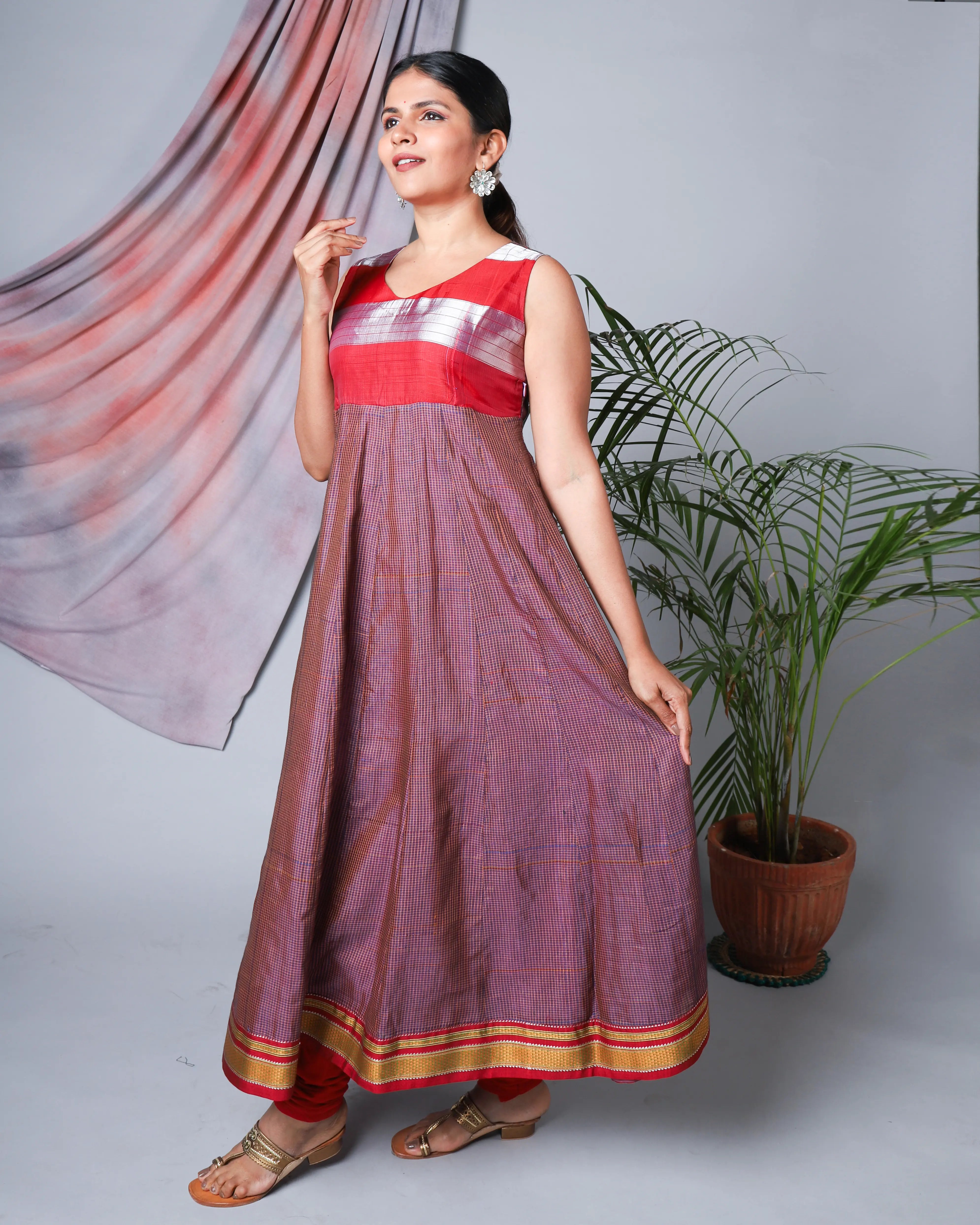 Katun Geetanjali Ilkal Anarkali with 20 Kalis