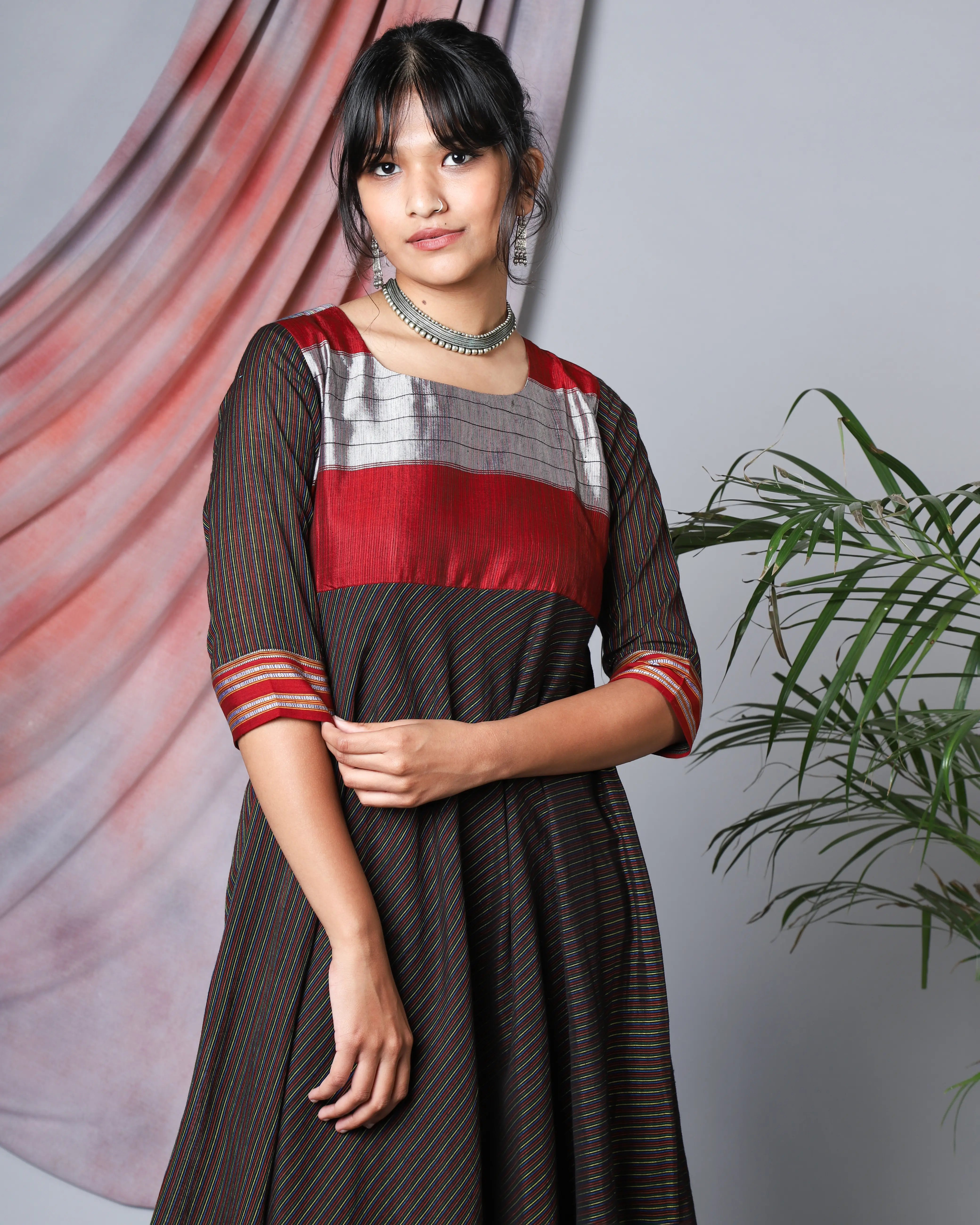 Katun Preet Ilkal Umbrella Cut Dress