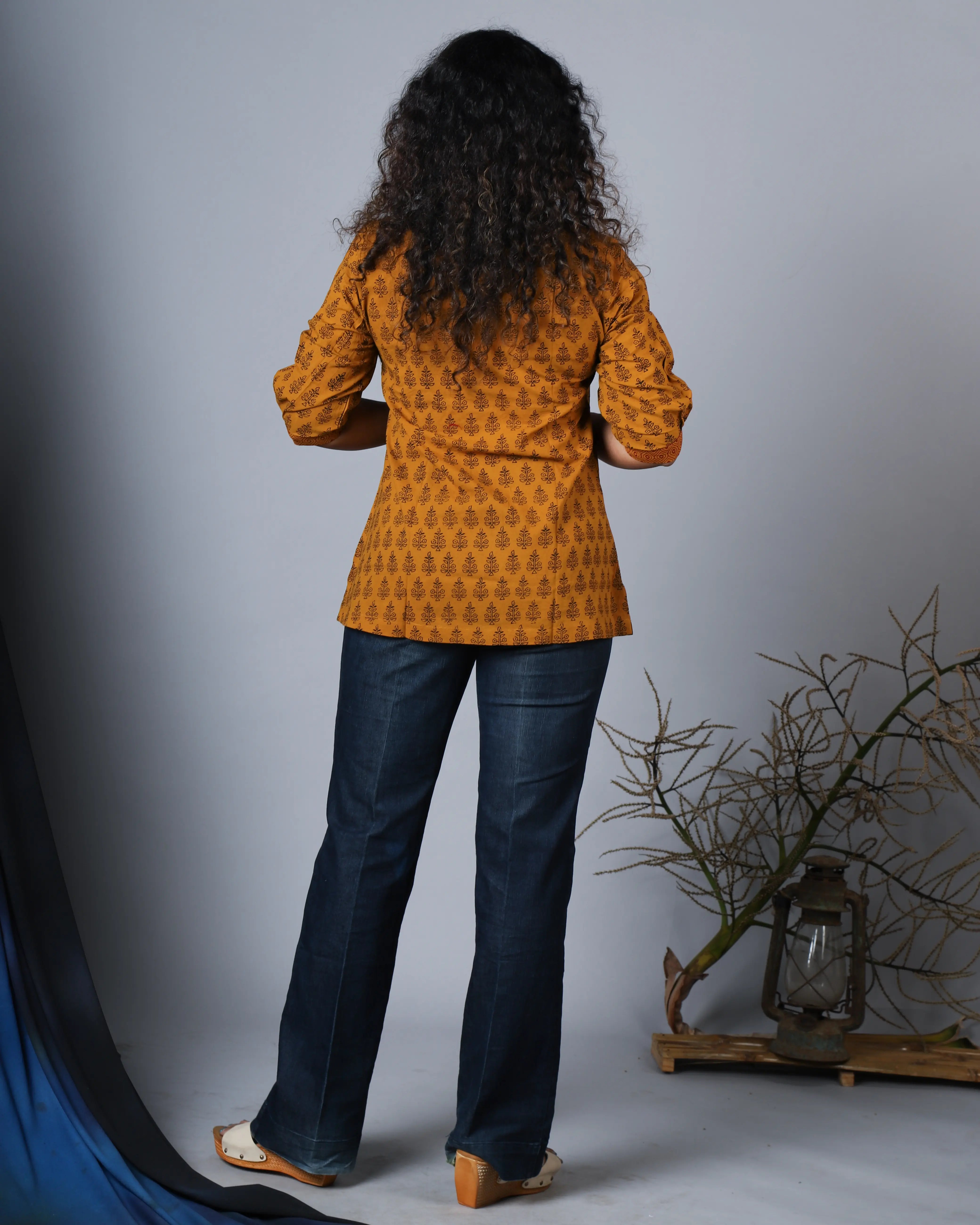 Katun Savani Collection - Traditional Bagh Print Tunic