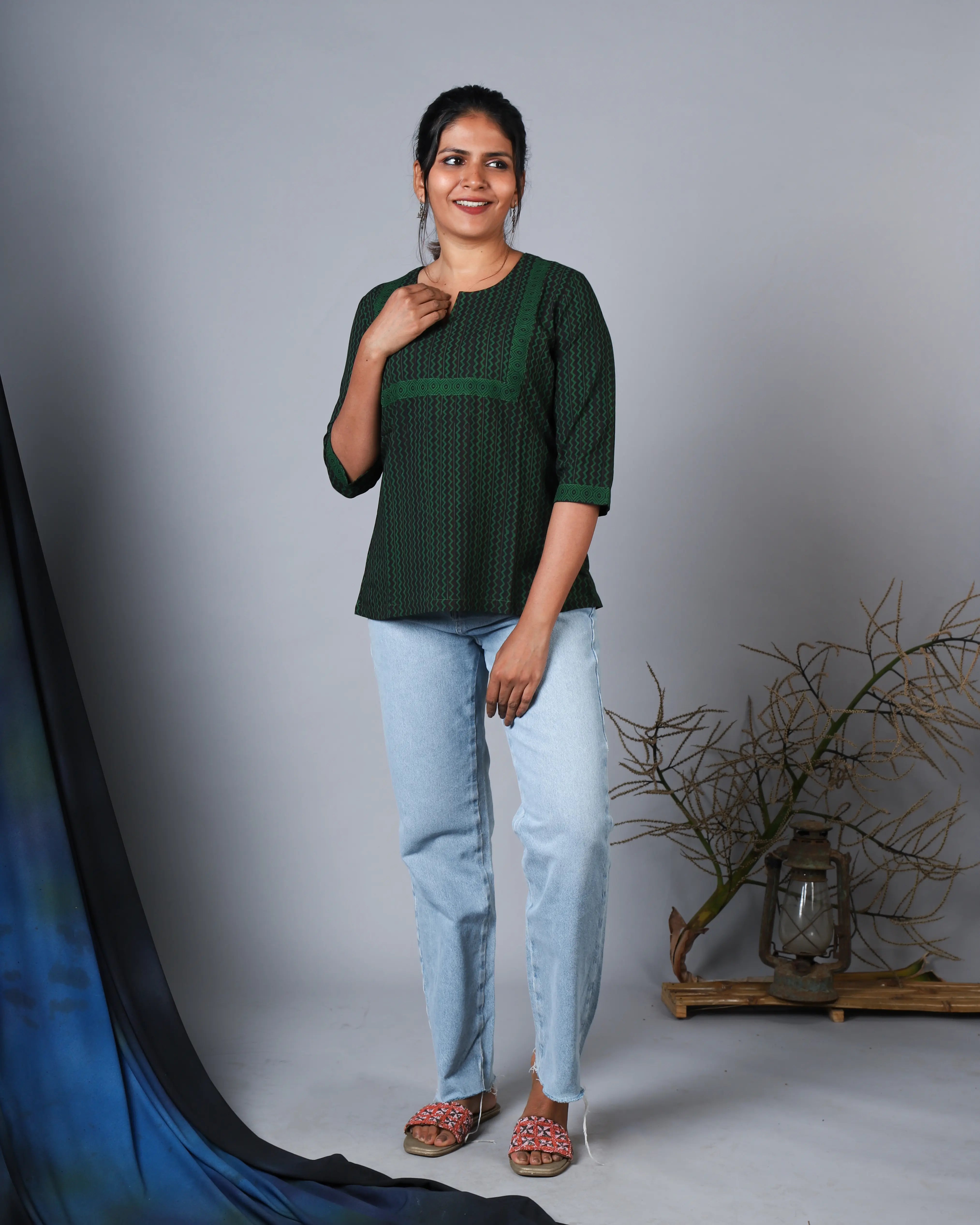 Katun Jeshtha Collection - Traditional Bagh Print Handcrafted in Madhya Pradesh