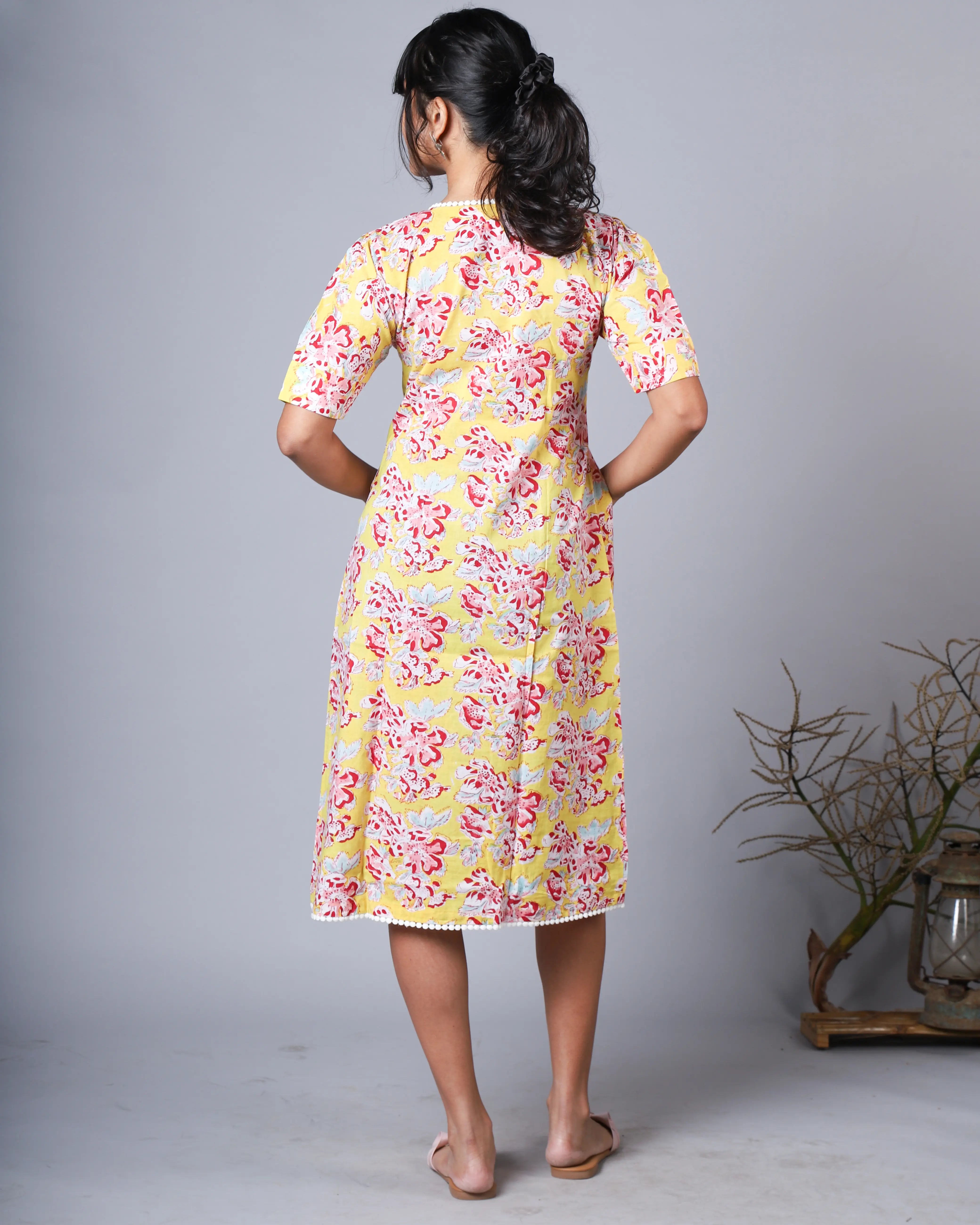 Katun Arpita Collection - Jaipur/Sanganeri Print with Natural Colours and Pigments