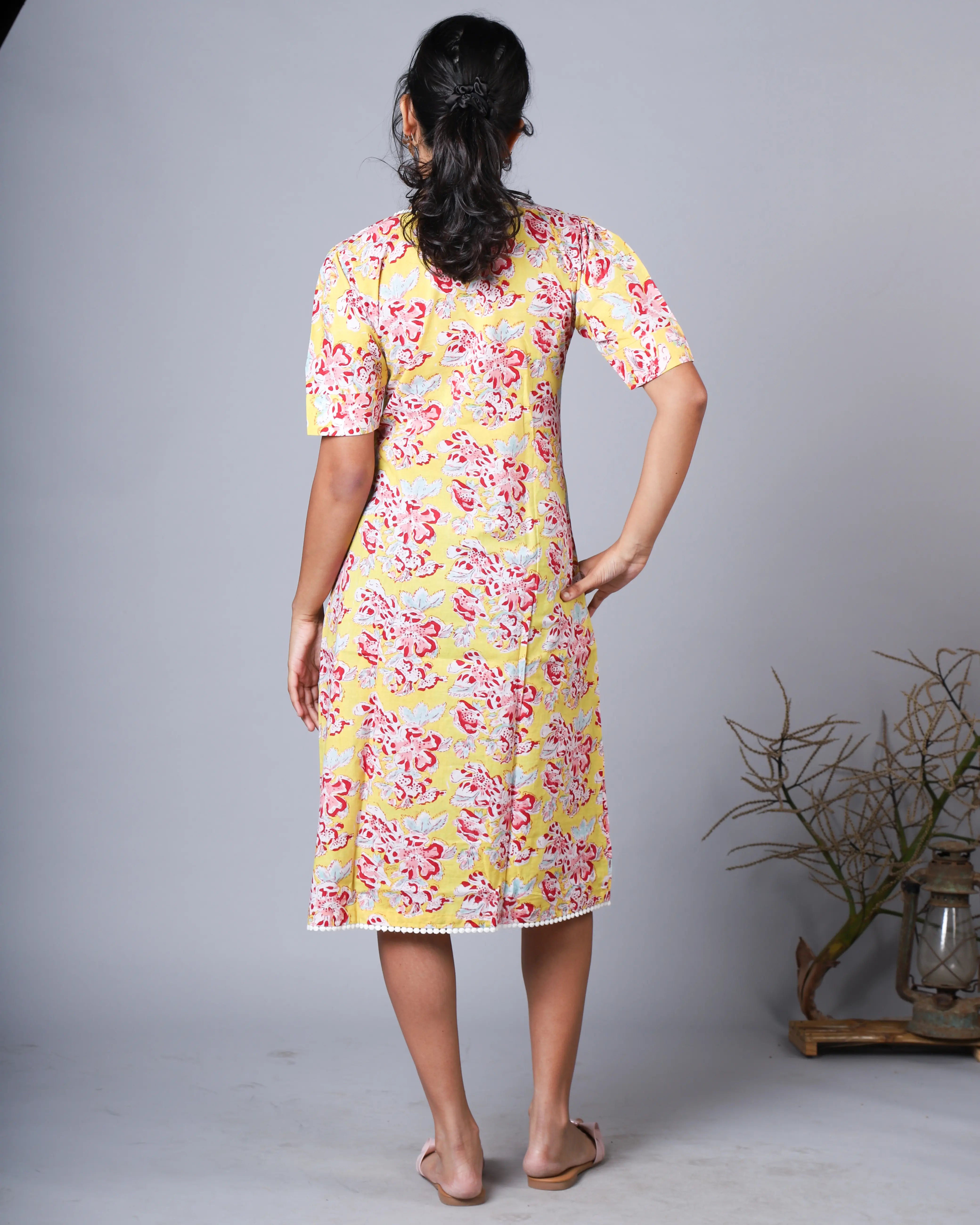 Katun Arpita Collection - Jaipur/Sanganeri Print with Natural Colours and Pigments