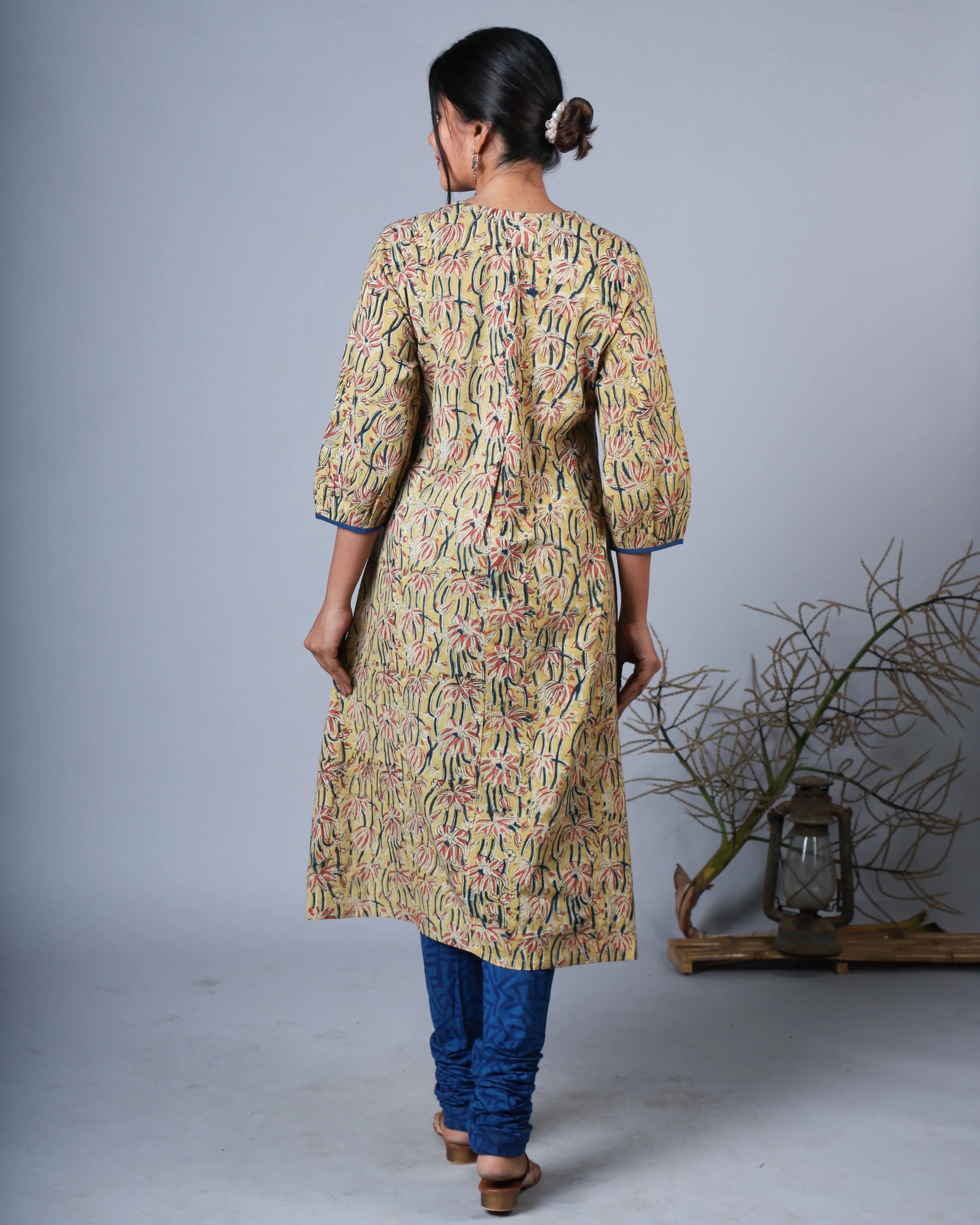 Katun Chaitra Collection - Kalamkari Block Print Tunic