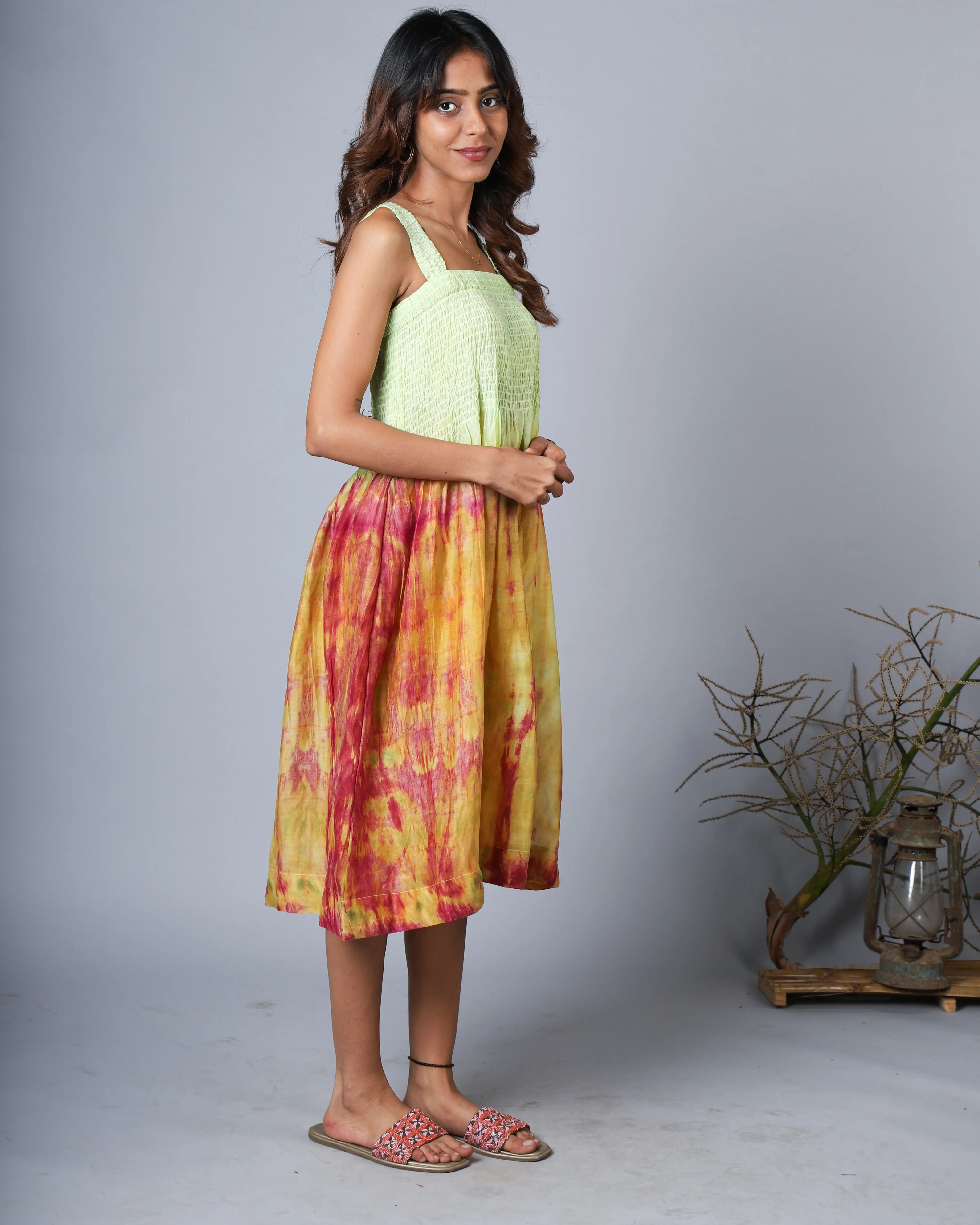 Katun Arpita Collection - Jaipur Print with Front Packet & Crochet Detailing